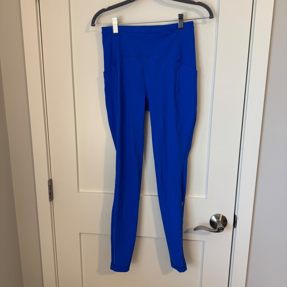 Lululemon Speed Up High Rise Tight Blue Leggings with Pockets Womens Size 6